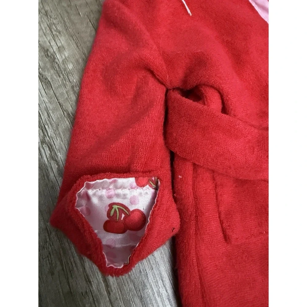 og dolls cherry robe red hooded Clothing Battat Our Generation